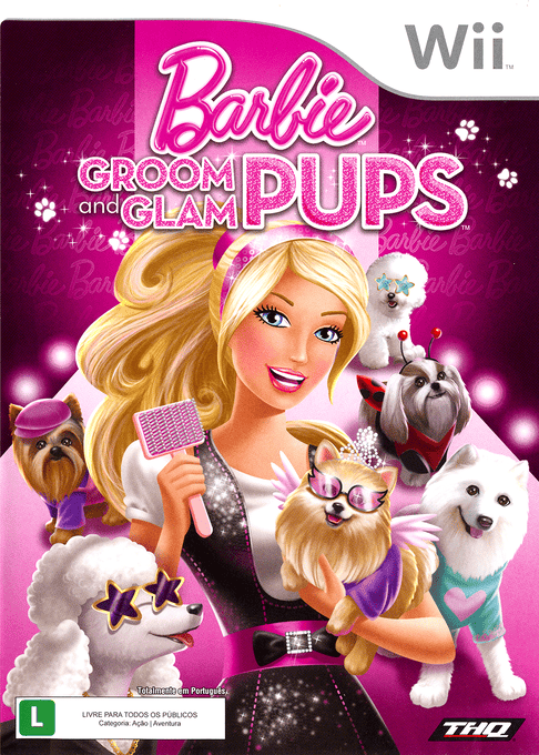 Barbie Groom and Glam Pups