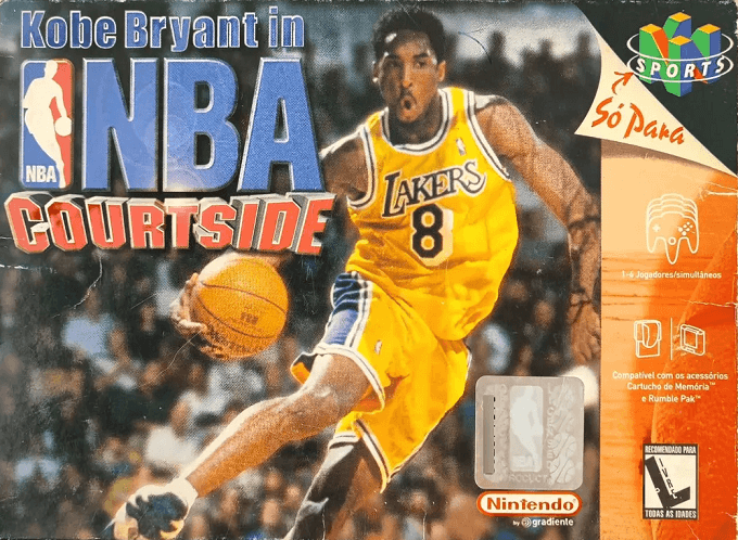 Kobe Bryant in NBA Courtside